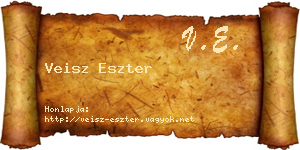 Veisz Eszter névjegykártya